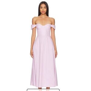 NEW Bardot x REVOLVE Magdelena Midi Dress in Lilac